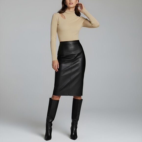 Rachel Roy Cut Out Sweater Fitted Ribbed Gold Metallic S NWT - Picture 3 of 8